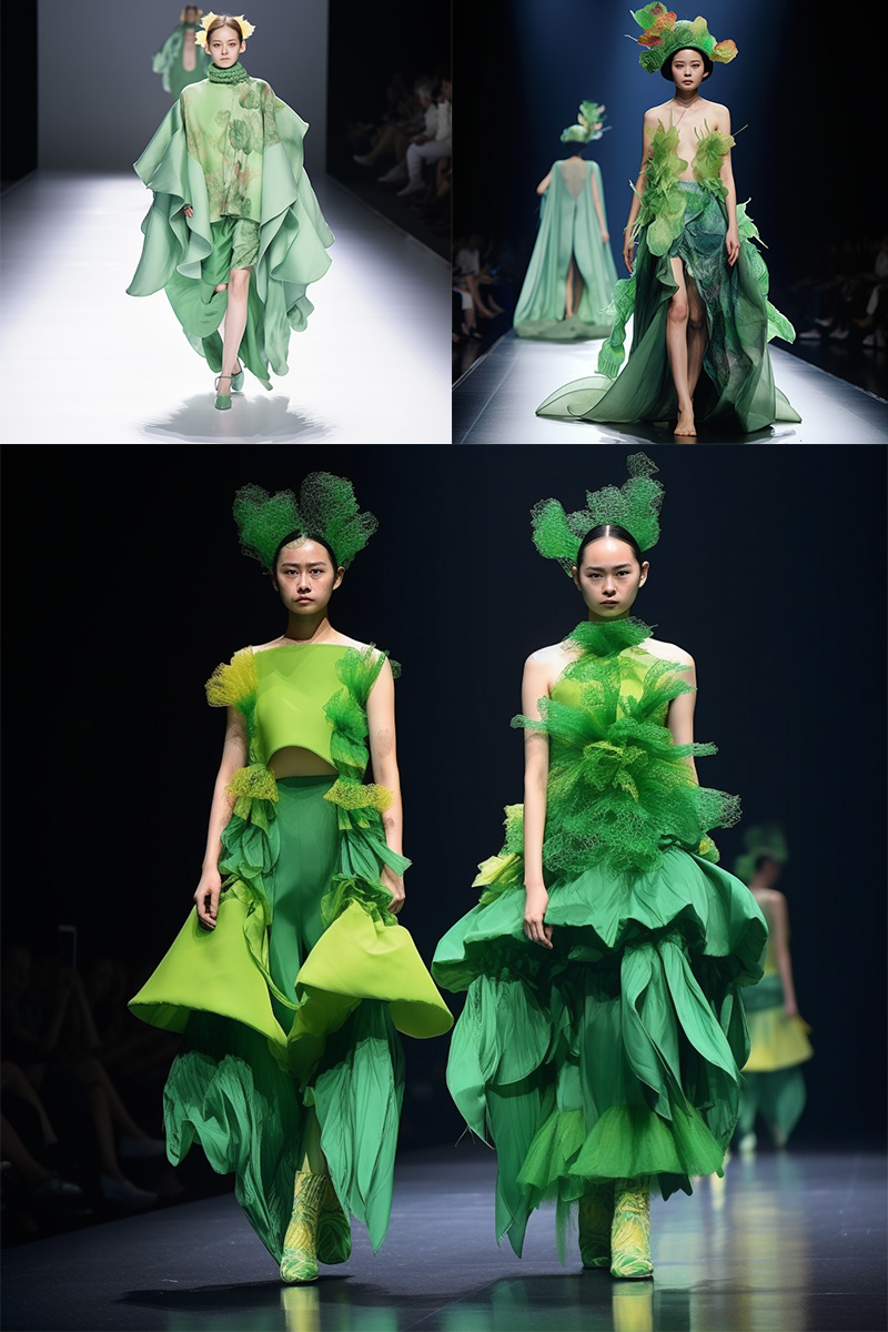 绿色服装设计