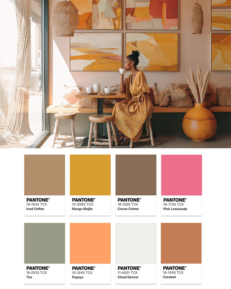 pantone 2026年度流行色彩搭配